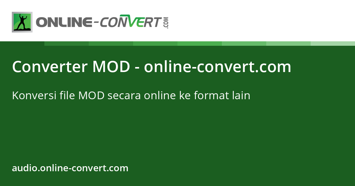 Aobi Mod File Converter MOD - online-convert.com