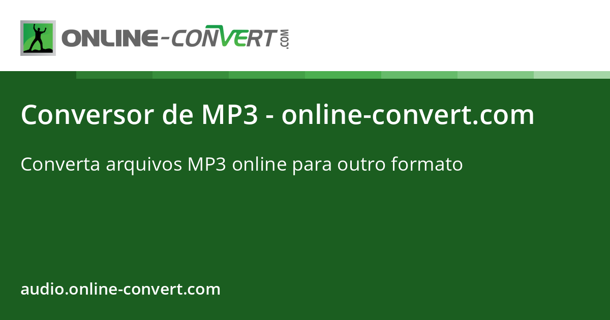 Conversor MP3 Online convert Conversor mp3 online convert